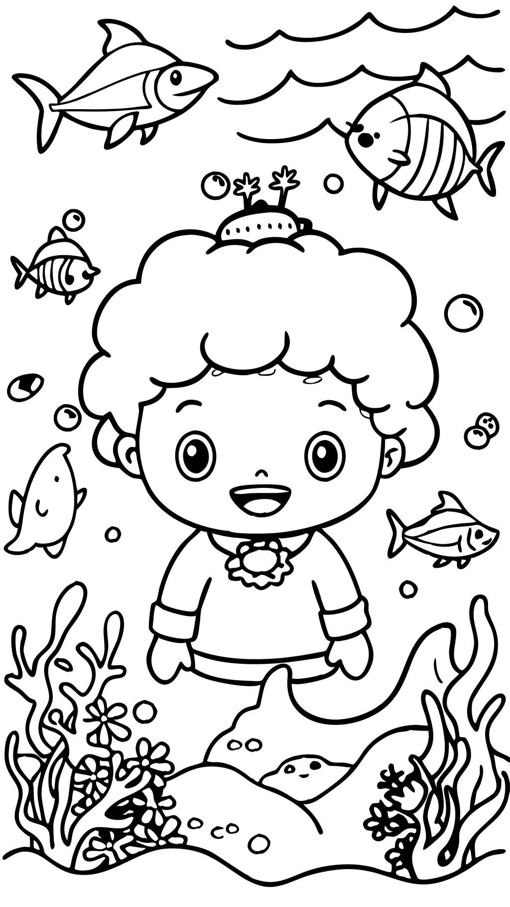 coloriage ponyo